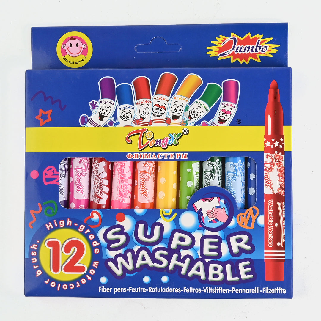 Washable Marker 12Pcs