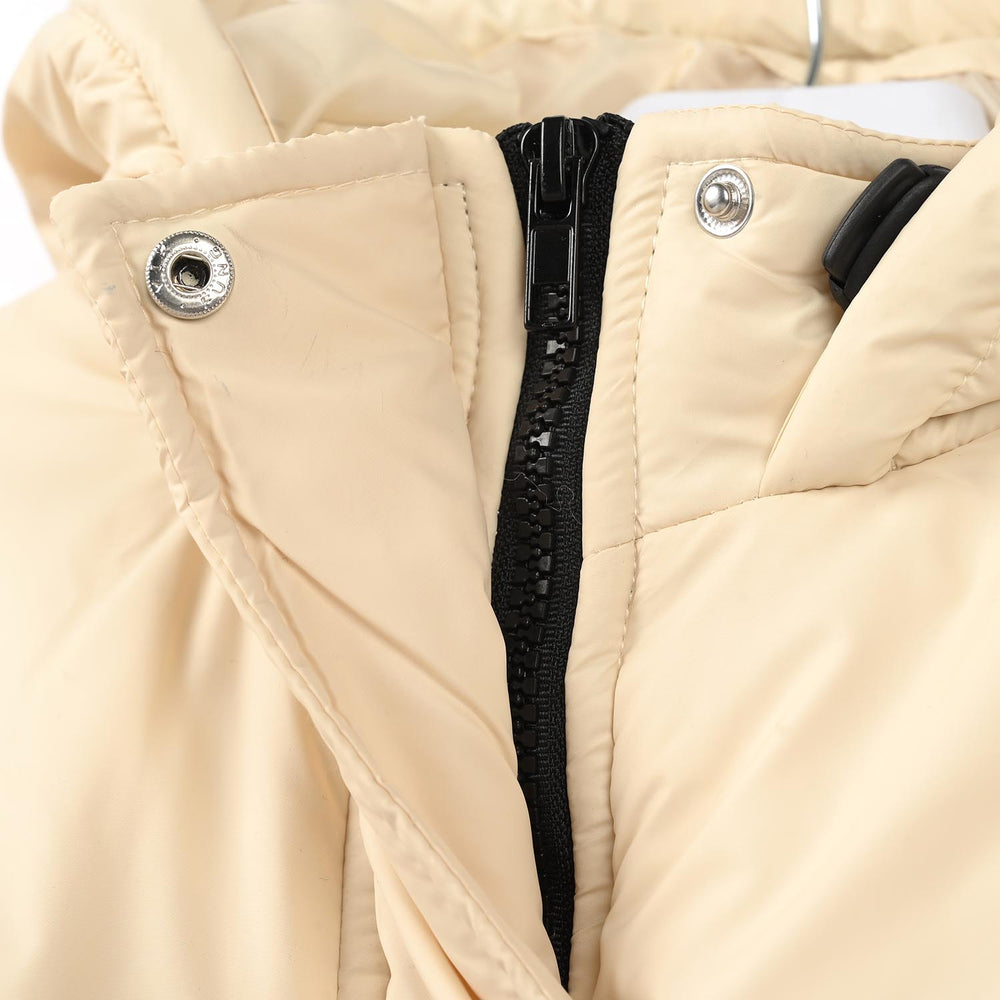 Teens Girls Puffer Jacket Horizon-Antique.White