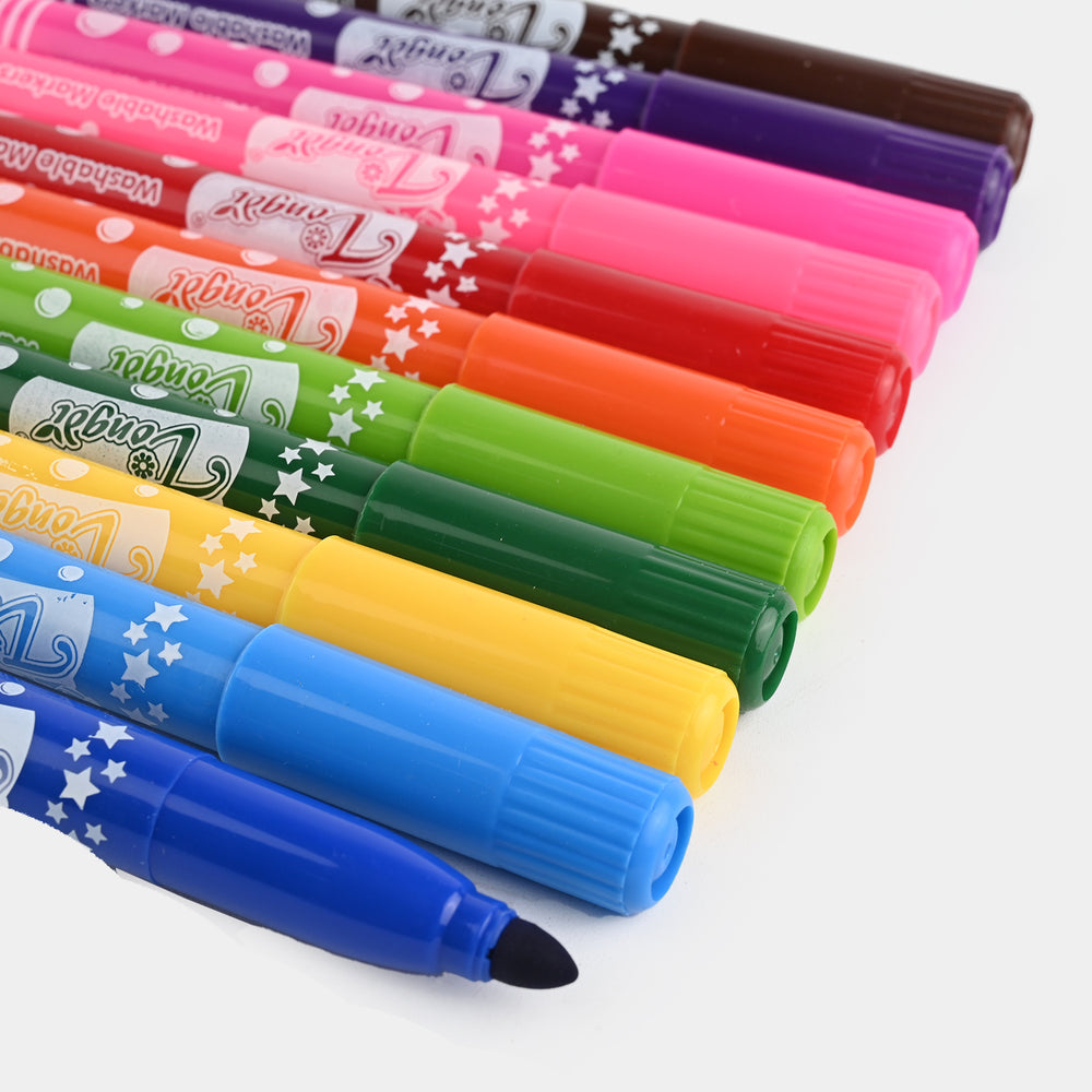 Washable Marker 12Pcs