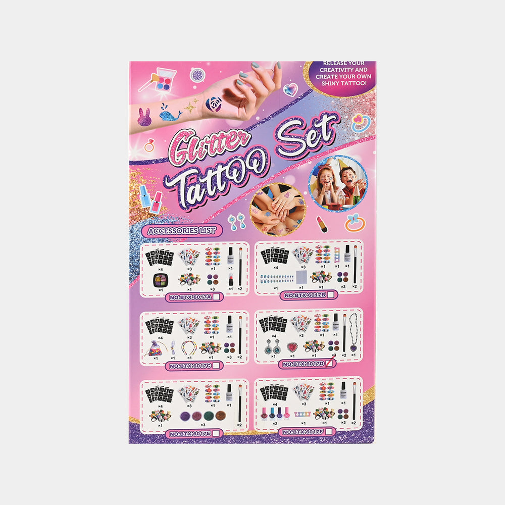 Tattoo Stickers & Beauty Set For Girls