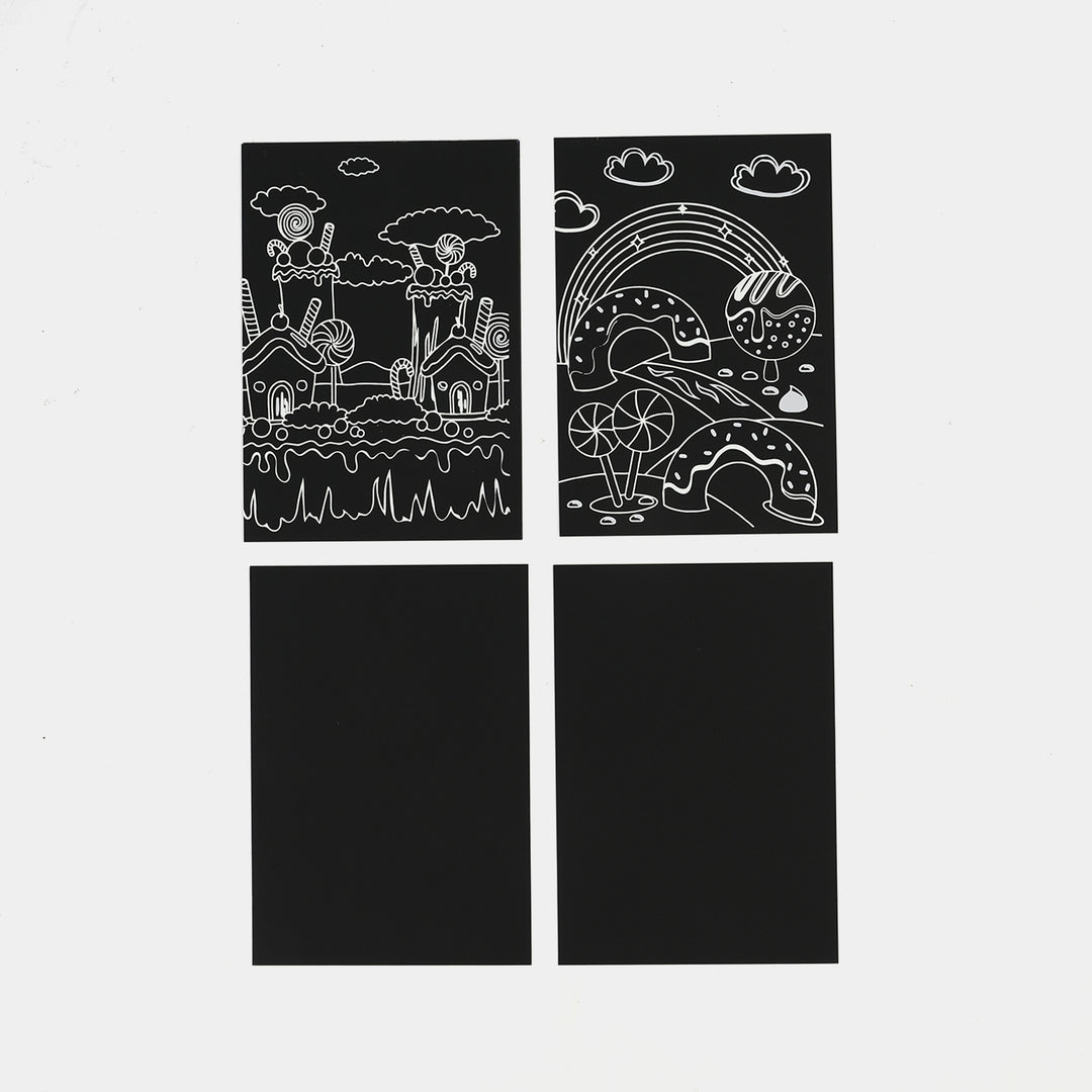 Magic Scratch Cards Art Set