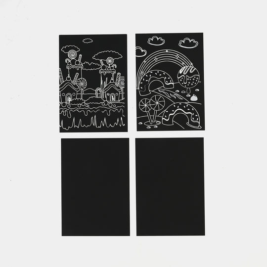 Magic Scratch Cards Art Set
