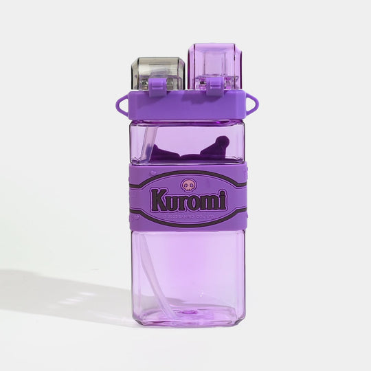 Double-Drinking Straw Cup/Water Bottle | 520ml