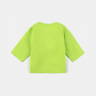 Infant Cotton Vest - LT Green