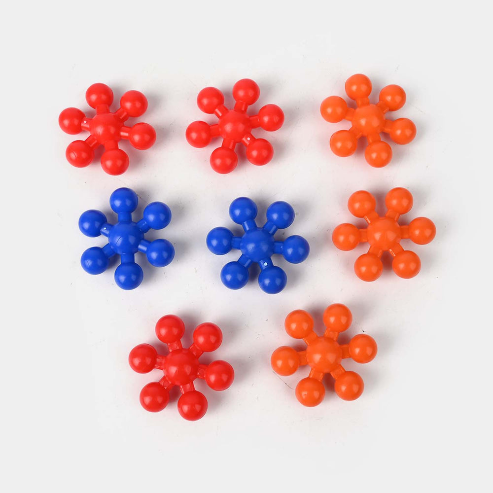 Plastic Play Puzzle Educational Interlocking Block Set | 50 Pieces