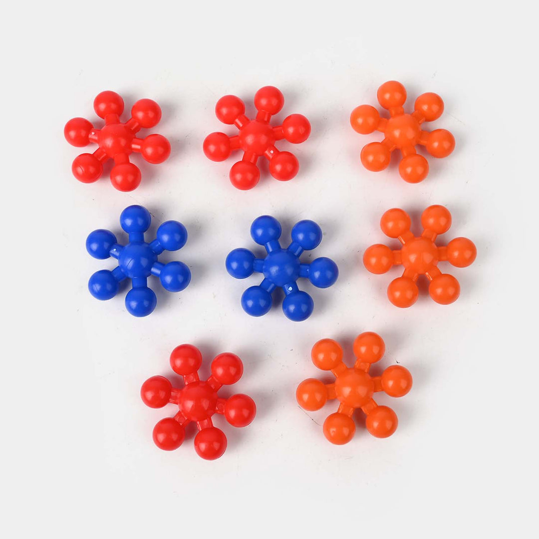Plastic Play Puzzle Educational Interlocking Block Set | 50 Pieces