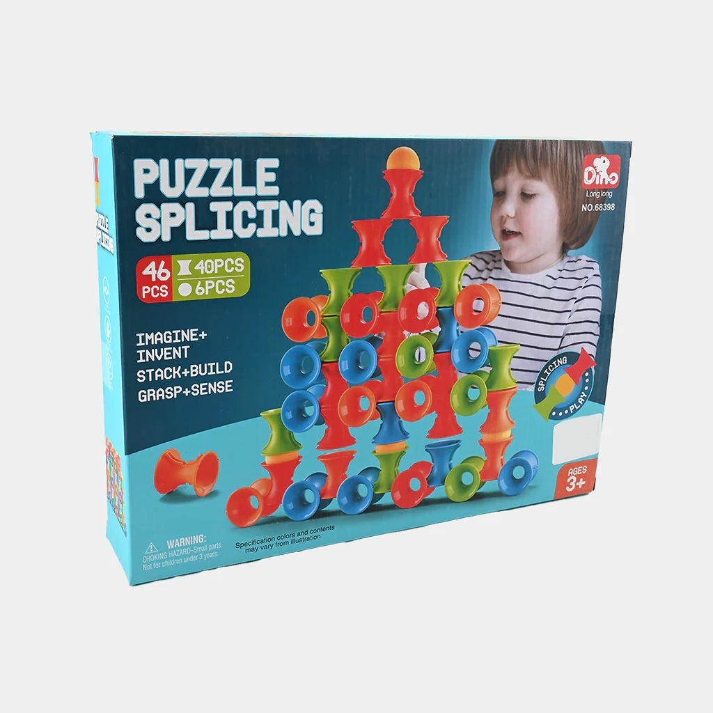 Build & Stack Splicing Puzzle Play Set