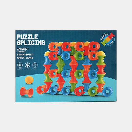 Build & Stack Splicing Puzzle Play Set