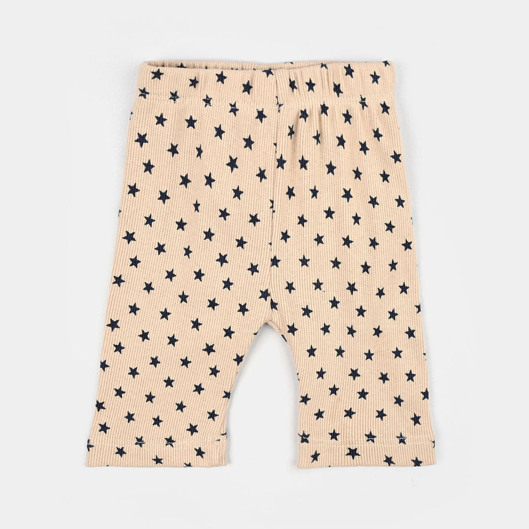 Infant Girls 2x1 Rib Tight Stars