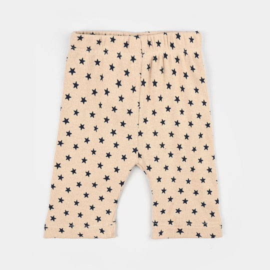 Infant Girls 2x1 Rib Tight Stars