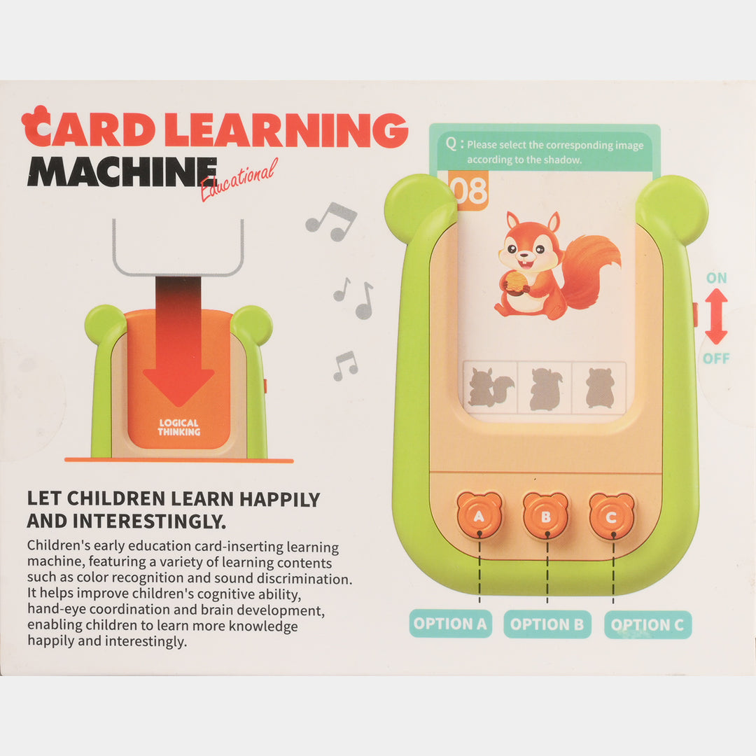 Educational Card Learning Machine