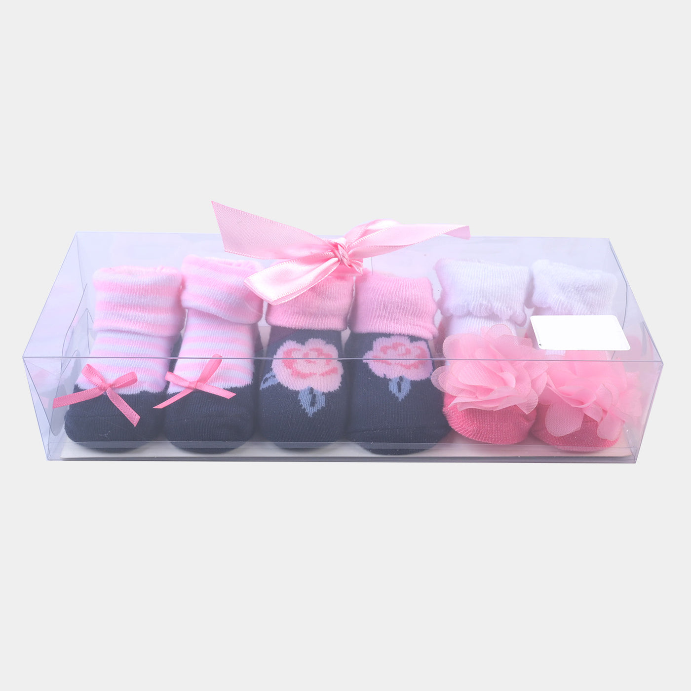 Baby Girl Socks Pack of 3 Gift Set