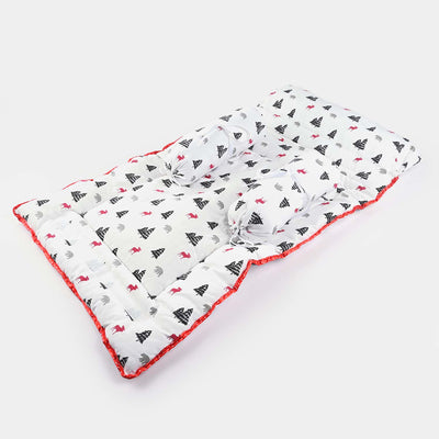 Baby Pillow Set with Soft Carry Sheet