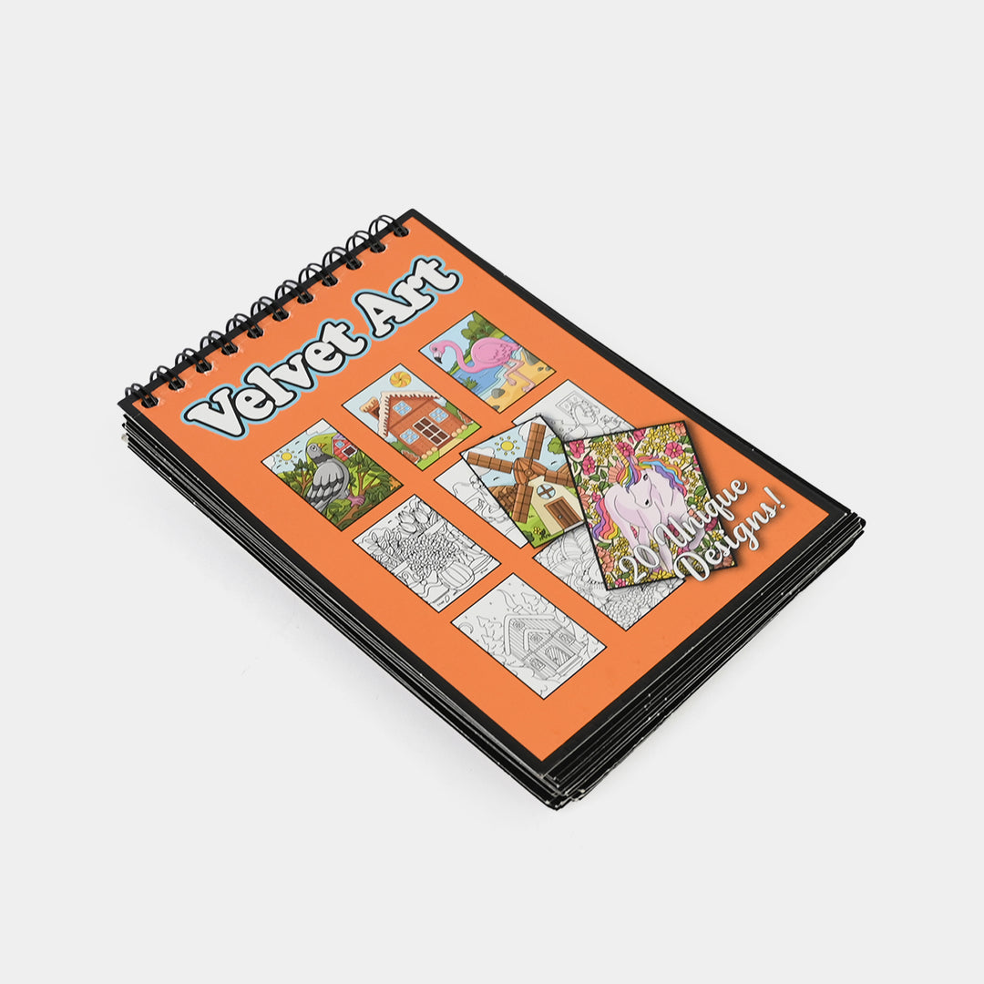 Velvet Art Coloring Book