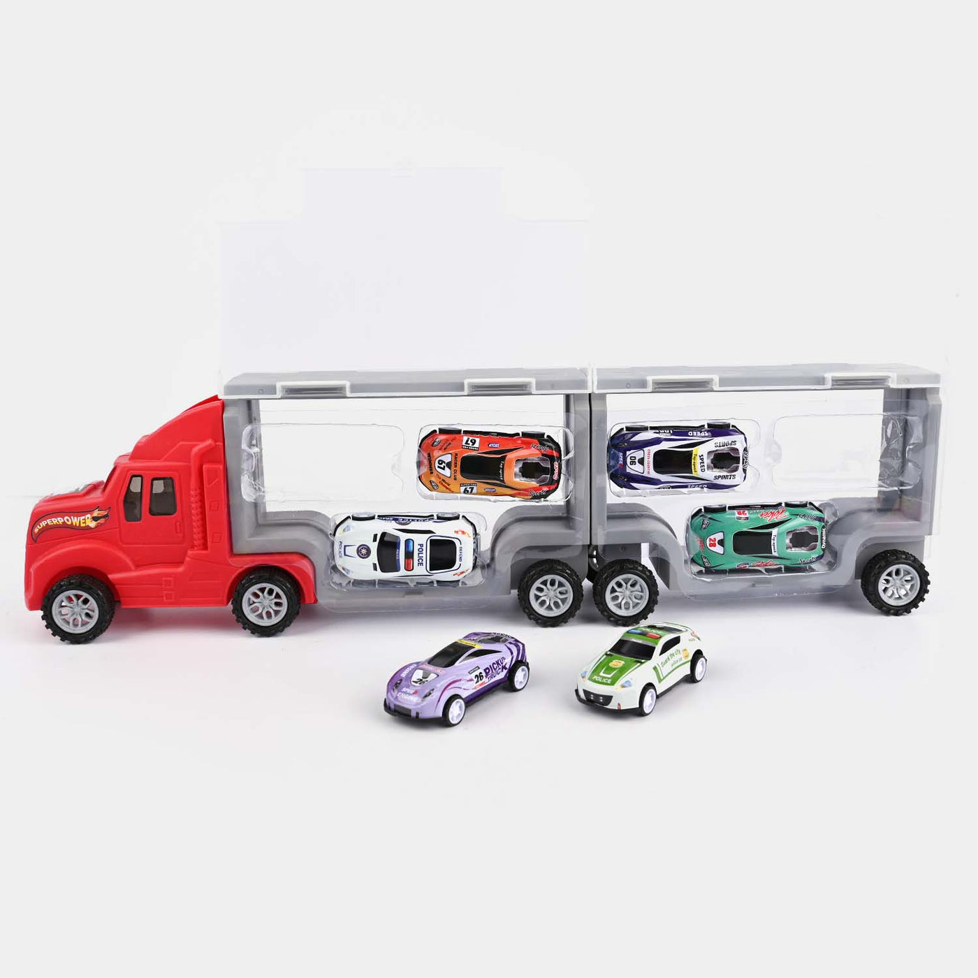 Storage Truck With 6PCs Car