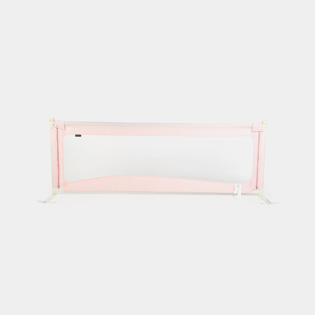 Baby Bed Fence Adjustable Safety Guard Rail | Pink | 2 Meter