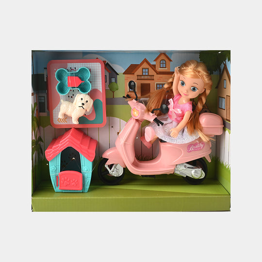 Cute Doll Theme House Playset