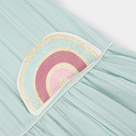 Infant Girls Jersey/Terry 2Pc Suit - Green