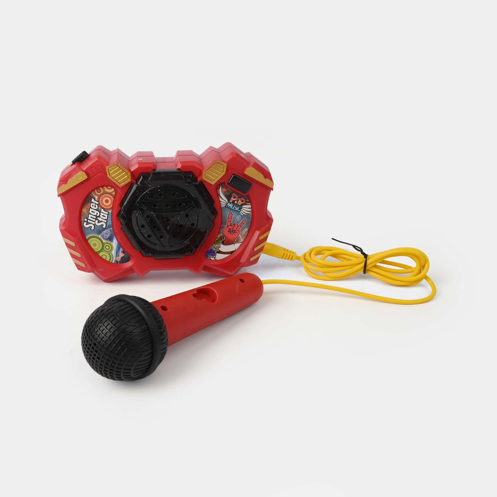 MP3 Player Toy With Microphone & Light, Music