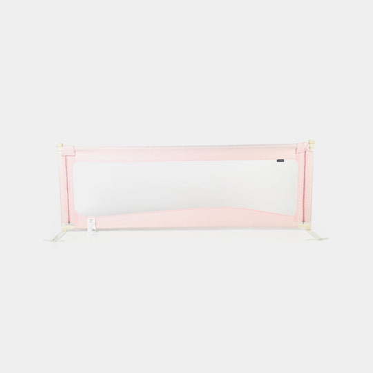 Baby Bed Fence Adjustable Safety Guard Rail | Pink | 2 Meter