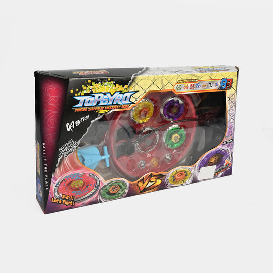 Spinning Top With Stadium Play Set For Kids