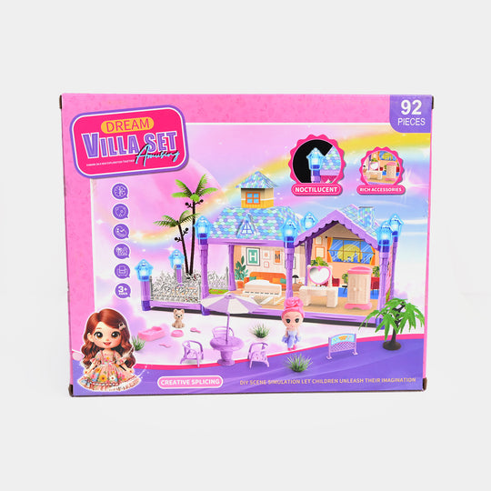 Doll House With Light For Kids