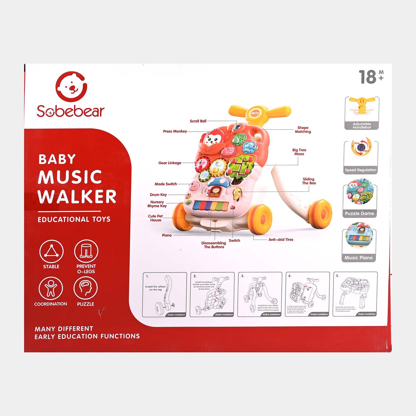 Baby Musical Walker 2 IN 1