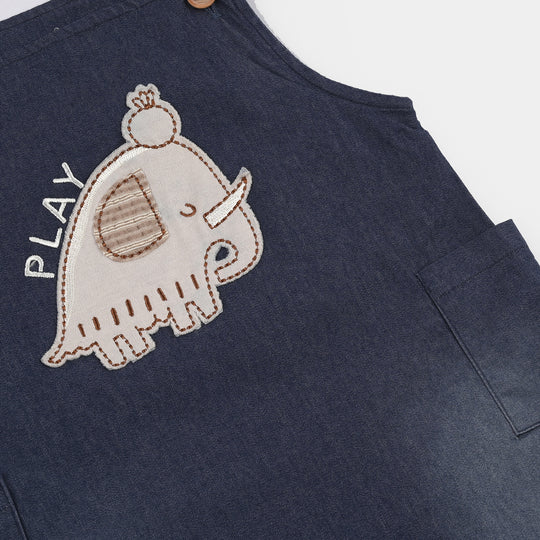 Infant Boys Jersey/Terry 2Pc Suit 287-012 E-C-NAVY