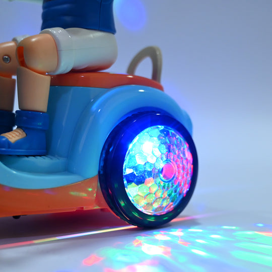 Spin Electric Tricycle Toy with Lights & Music