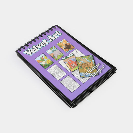 Velvet Art Coloring Book