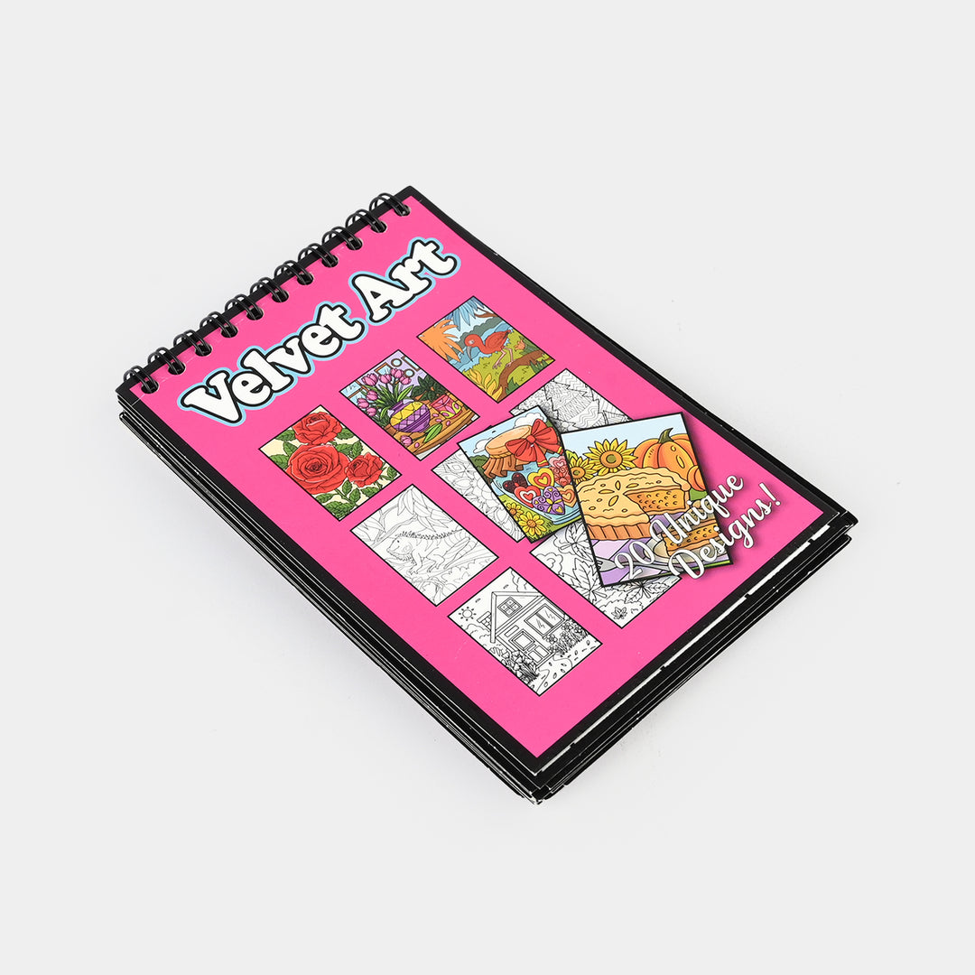 Velvet Art Coloring Book