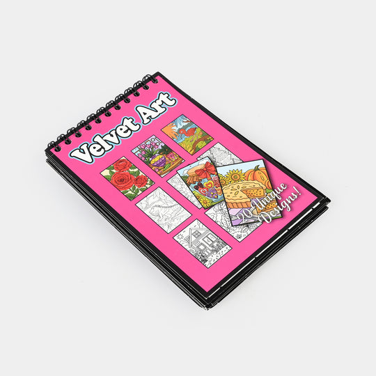 Velvet Art Coloring Book