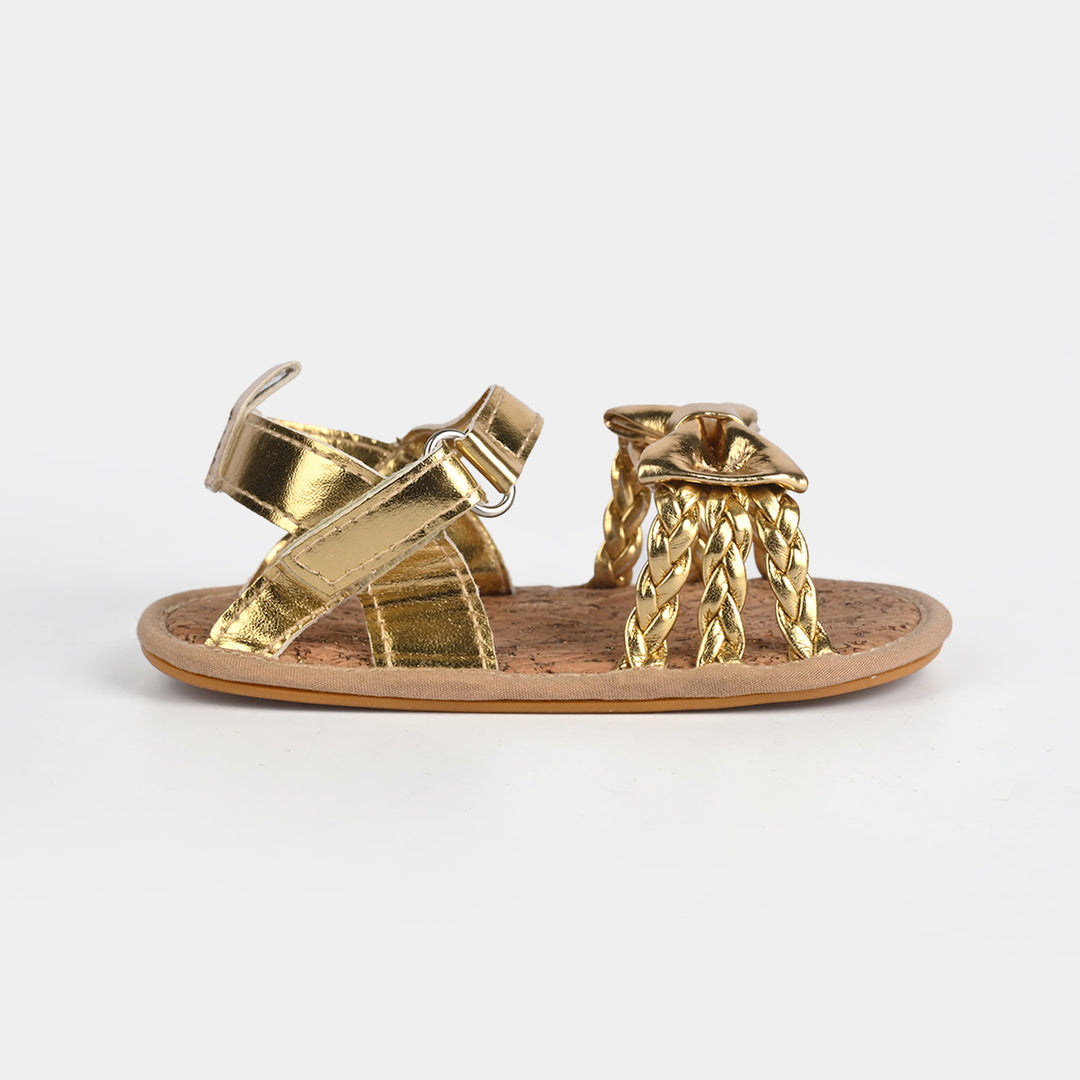 Infant Girls Shoes C-630-Golden