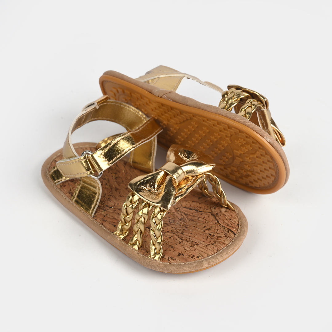 Infant Girls Shoes C-630-Golden