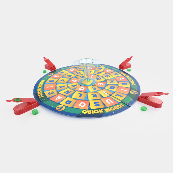 Fast-Paced Educational Word Building Tabletop Board Game for Kids