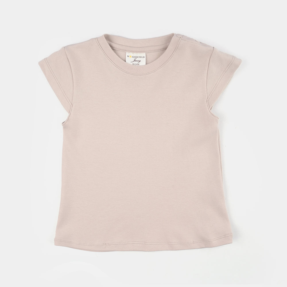 Infant Girls Jersey/Terry 2Pc Suit 287-075 E-C-BLUE