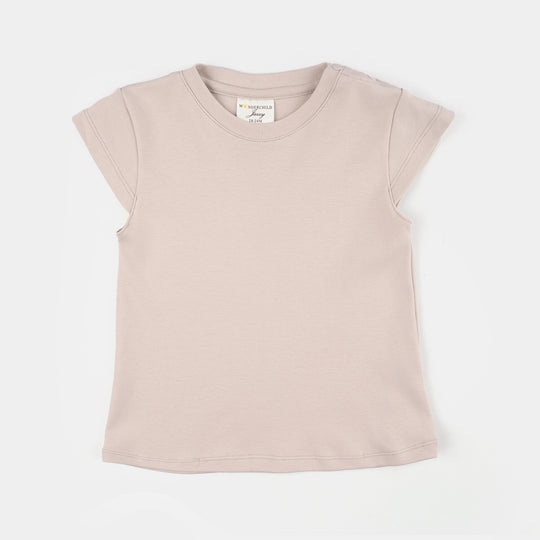 Infant Girls Jersey/Terry 2Pc Suit 287-075 E-C-BLUE