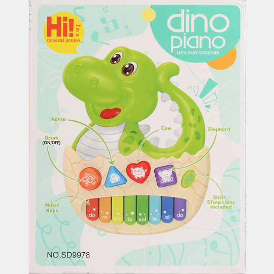 13 Key Dinosaur Musicical Piano