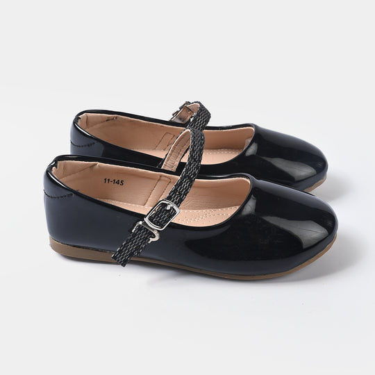 Girls Pumps 11-145-BLACK