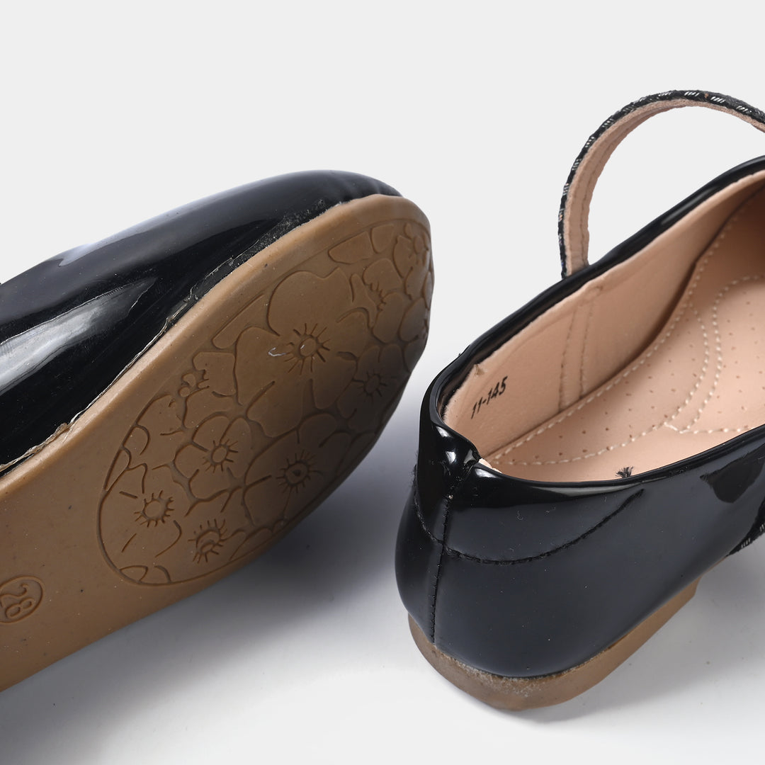 Girls Pumps 11-145-BLACK