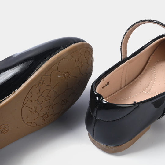 Girls Pumps 11-145-BLACK