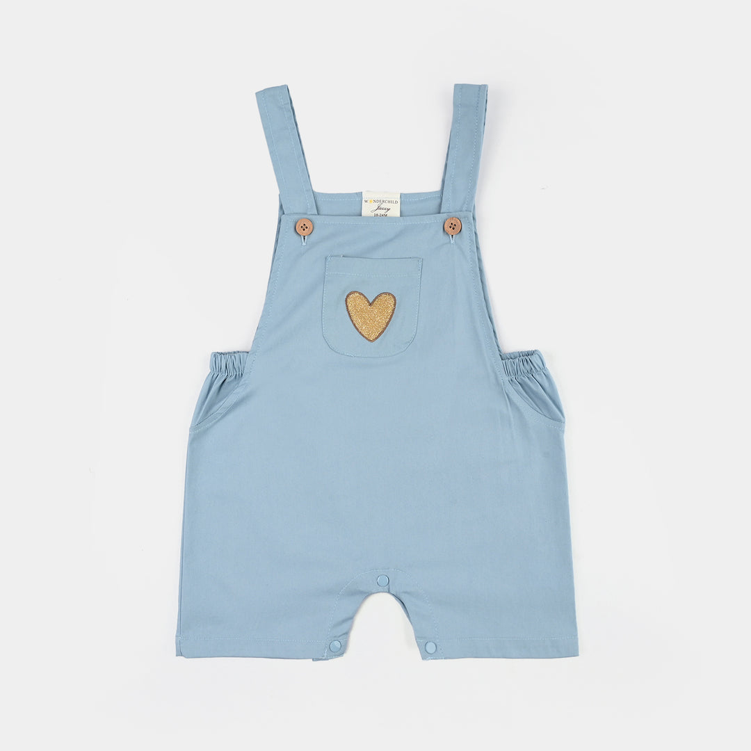 Infant Girls Jersey/Terry 2Pc Suit 287-075 E-C-BLUE