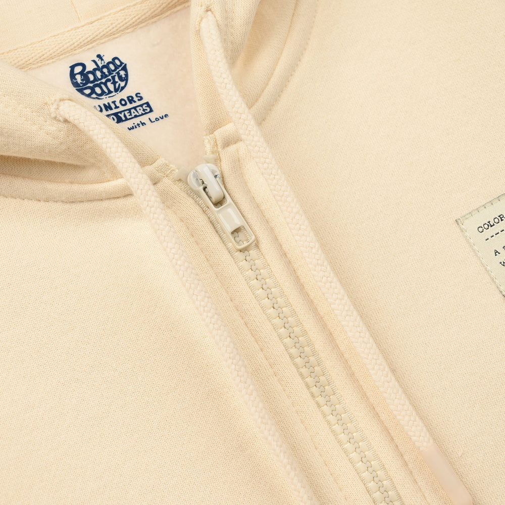 Girls Fleece Knitted Jacket Basic-Wood Ash