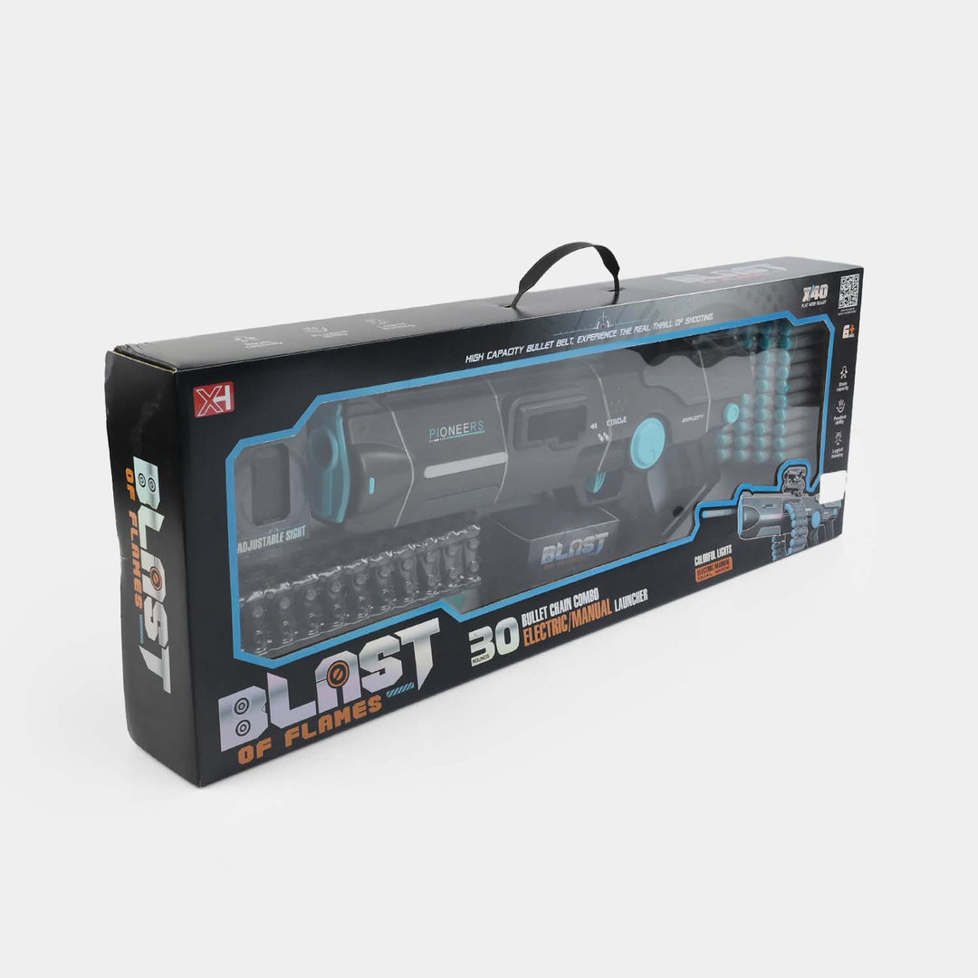 Dual-Mode Dart Launcher Blaster Toy