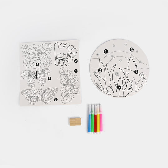 Coloring Card Set