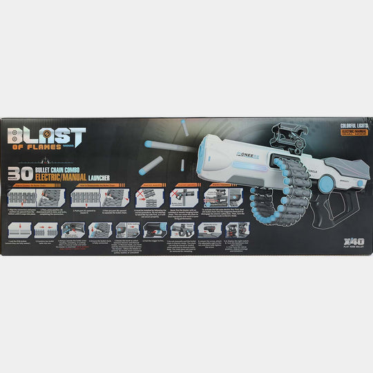 Dual-Mode Dart Launcher Blaster Toy