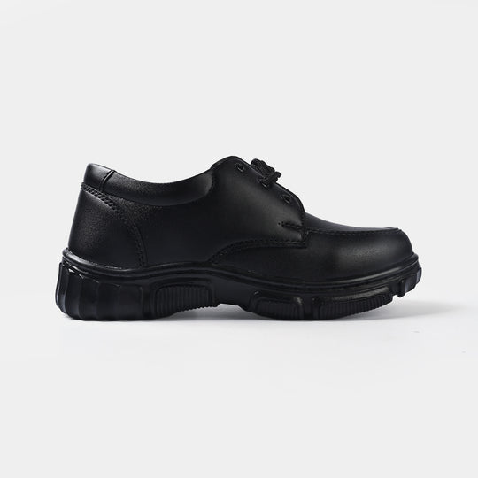 Boys School Shoes ES-03-BLACK