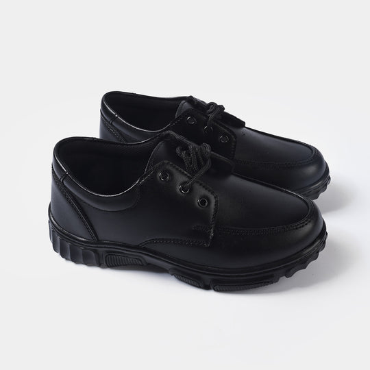 Boys School Shoes ES-03-BLACK