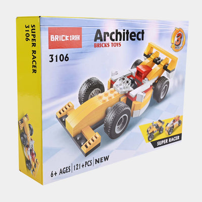 Bricks Set Super Racer Toy DIY 3106