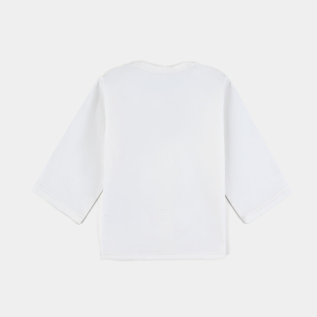 Infant Unisex Vest off white